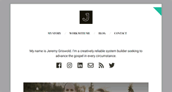 Desktop Screenshot of jeremygriswold.com